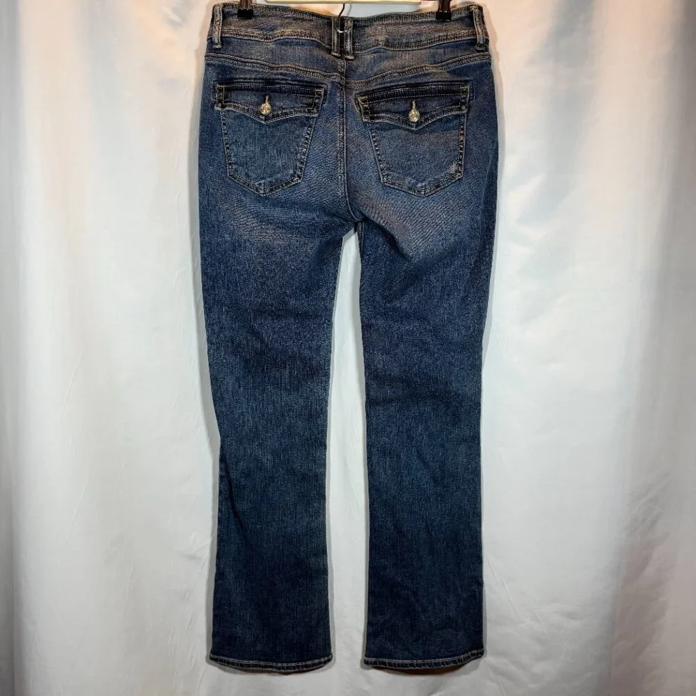 Silver Jeans Co. – Suki Mid Rise Bootcut w/double button fly – W32 L33 (Sz 12) - Picture 3 of 8